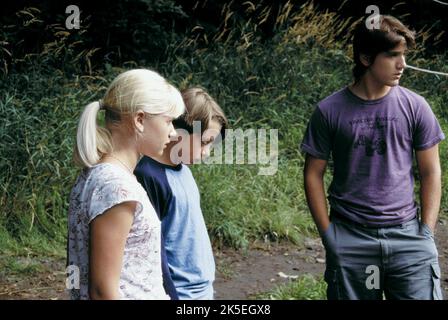 CARLY SCHROEDER, Rory Culkin, Trevor Morgan, MEAN CREEK, 2004 Stockfoto