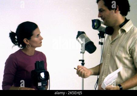 - COURTENEY COX Arquette, Greg Harrison, NOVEMBER 2004 Stockfoto