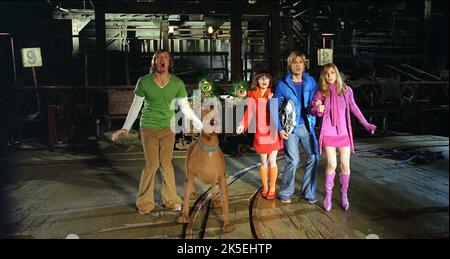 LILLARD,SCOOBY,CARDELLINI,JR,GELLAR, SCOOBY-DOO 2: MONSTER UNLEASHED, 2004 Stockfoto