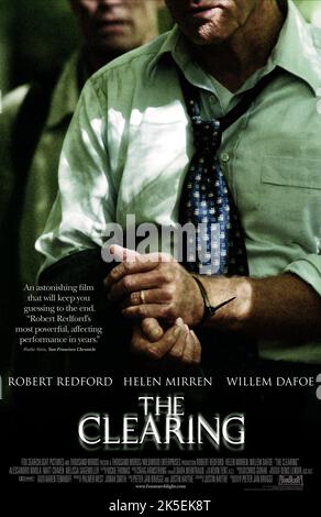 WILLEM DAFOE, Robert Redford FILM POSTER, die LICHTUNG, 2004 Stockfoto