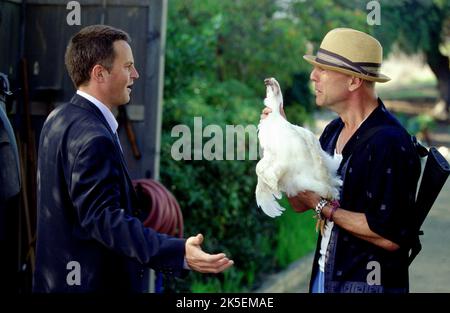 MATTHEW PERRY, Bruce Willis, DIE GANZE 10 Yards, 2004 Stockfoto