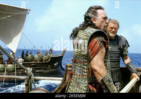 BRIAN COX, Brendan Gleeson, Troy, 2004 Stockfoto