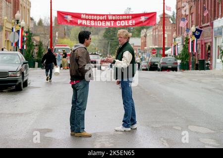 ROMANO, PETRIE, WILLKOMMEN BEI MOOSEPORT, 2004 Stockfoto