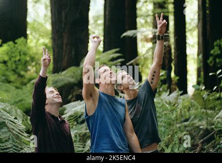 SETH GREEN, Matthew Lillard, Dax Shepard, ohne ein Paddel 2004 Stockfoto