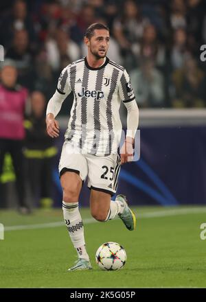 Turin, Italien, 5.. Oktober 2022. Adrien Rabiot von Juventus während des UEFA Champions League-Spiels im Allianz Stadium, Turin. Bildnachweis sollte lauten: Jonathan Moscrop / Sportimage Stockfoto