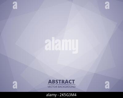 Abstrakt eleganter grauer und weißer Hintergrund. Abstraktes geometrisches weißes Muster. Quadratische moderne Textur. Vektorgrafik EPS10. Stock Vektor