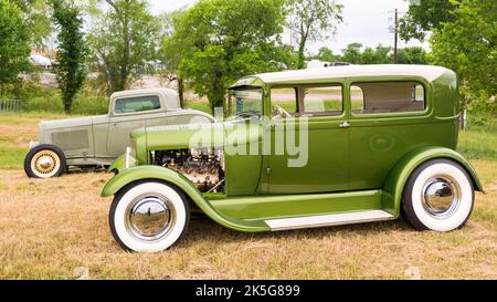 AUSTIN, TX/USA - 17. April 2015: A 1929 Ford, Lonestar Round Up Car Show. Stockfoto