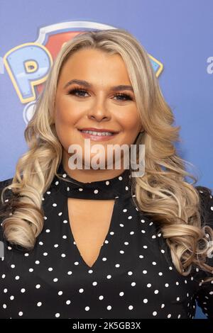 London, Großbritannien. 08. Oktober 2022. Safran Lempriere nimmt an den jährlichen PAW Patrol Awards im Soho Hotel, London, Teil. Kredit: SOPA Images Limited/Alamy Live Nachrichten Stockfoto