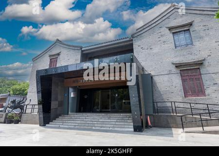 Yangzhou, Jiangsu, China. Marco Polo Memorial Hall. Stockfoto