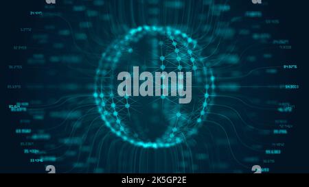 Coronavirus-Tracking, konzeptionelle Illustration. Stockfoto