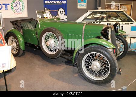 Ausstellung von Jaguar Luxusautos aus dem Jahr 1930s Stockfoto