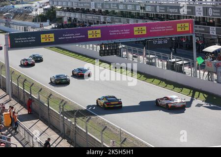 1. Oktober 2022 - GT4 die European Series startet beim Festival of Speed, Festival de Velocidad, auf dem Circuit of Catalonia in Barcelona, Montmelo, Spanien Stockfoto