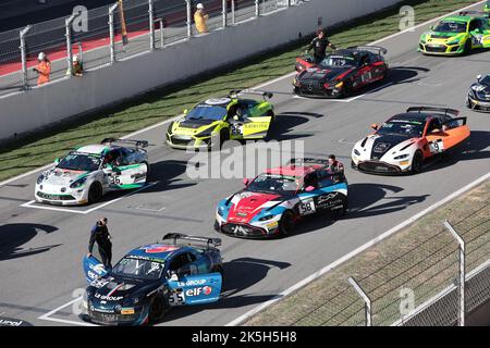 1. Oktober 2022 - GT4 die European Series startet beim Festival of Speed, Festival de Velocidad, auf dem Circuit of Catalonia in Barcelona, Montmelo, Spanien Stockfoto