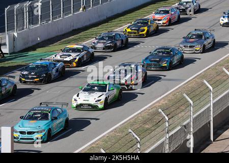 1. Oktober 2022 - GT4 die European Series startet beim Festival of Speed, Festival de Velocidad, auf dem Circuit of Catalonia in Barcelona, Montmelo, Spanien Stockfoto