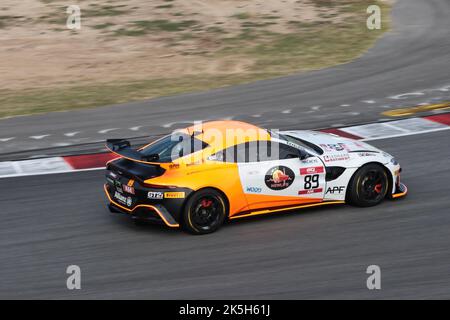 1. Oktober 2022 - Aston Martin Rennen beim Festival of Speed, Festival de Velocidad, auf dem Circuit of Catalonia in Barcelona, Montmelo, Spanien Stockfoto