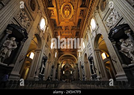 Archbasilika des Heiligen Johannes Lateran, Rom, Latium, Italien Stockfoto