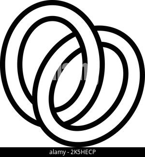 Kathmandu Bäckerei Symbol Umriss Vektor. Kultur der Wahrzeichen. Reisen nach Asien Stock Vektor