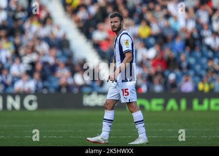 West Bromwich, Großbritannien. 08. Oktober 2022. Erik Pieters #15 von West Bromwich Albion während des Sky Bet Championship Spiels West Bromwich Albion gegen Luton Town im Hawthorns, West Bromwich, Großbritannien, 8.. Oktober 2022 (Foto von Gareth Evans/News Images) in West Bromwich, Großbritannien am 10/8/2022. (Foto von Gareth Evans/News Images/Sipa USA) Quelle: SIPA USA/Alamy Live News Stockfoto