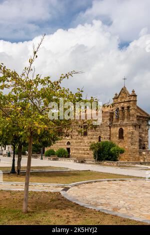 kirche agios nikolaos molos auf dem solomos-Platz auf der Insel zakynthos oder Zante, Stockfoto