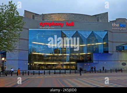 Birmingham Symphony Hall, Centenary Square, Broad Street, Birmingham, West Midlands, ENGLAND, GROSSBRITANNIEN, B1 2EA Stockfoto