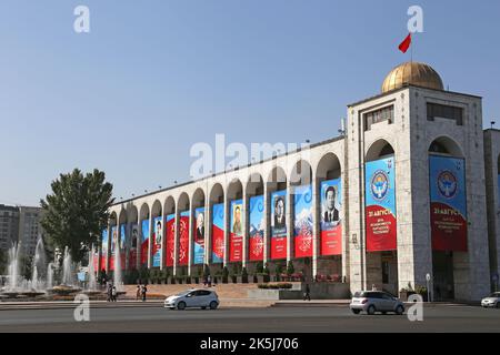 Ala-Too Square, Bishkek, Bishkek City Region, Kirgisistan, Zentralasien Stockfoto