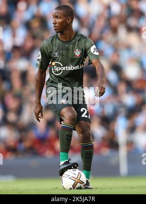 Manchester, England, 8.. Oktober 2022. Ibrahim Diallo aus Southampton während des Spiels der Premier League im Etihad Stadium in Manchester. Bildnachweis sollte lauten: Darren Staples / Sportimage Stockfoto