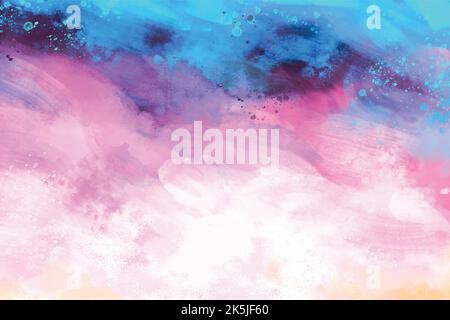 Abstrakte bunte Hand bemalte Tapete Vektor Design Illustration Stock Vektor