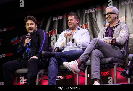 New York, USA. 08. Oktober 2022. Cast-Mitglieder von Paramount Plus's Syar Trek Picard-Panel am NYCC. Veronica Bruno/Alamy Stockfoto