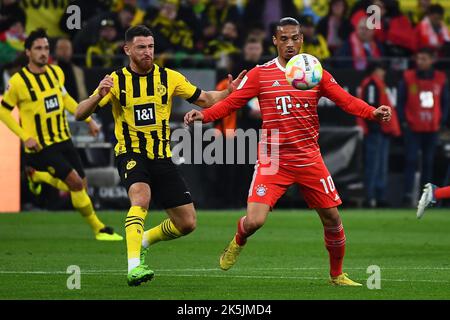 DORTMUND, 8. OKTOBER 2022: Leroy Sane. Das Fußballspiel der Bundesliga Borussia Dortmund gegen Bayern München Stockfoto