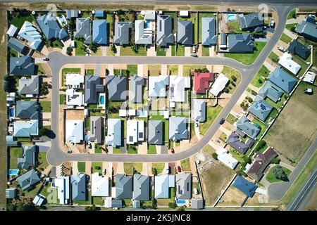 Luftaufnahme der Ringstraße in NSW Australien Stockfoto