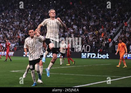 Sao Paulo, Brasilien. 08. Oktober 2022. SP - Sao Paulo - 10/08/2022 - BRASILIANISCH A 2022, CORINTHIANS X ATHLETICO-PR Foto: Ettore Chiereguini/AGIF/Sipa USA Quelle: SIPA USA/Alamy Live News Stockfoto