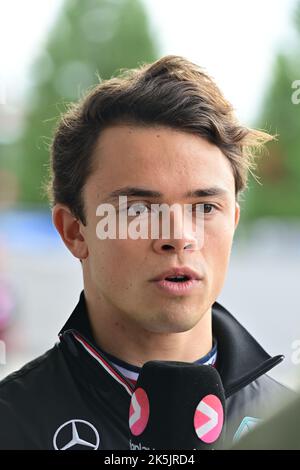 DE VRIES Nyck (NED), Reservefahrer des Mercedes AMG F1 Teams, Portrait während des Formel 1 Honda Grand Prix von Japan 2022, 18. Lauf der FIA Formel 1 Weltmeisterschaft 2022 vom 7. Bis 9. Oktober 2022 auf der Suzuka International Racing Course, in Suzuka, Präfektur Mie, Japan – Foto DPPI Stockfoto