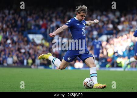 8.. Oktober 2022; Stamford Bridge, Chelsea, London, England:Premier League Football, Chelsea gegen Wölfe: Conor Gallagher aus Chelsea Stockfoto