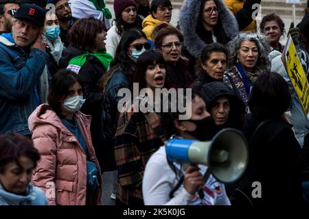 Protest Gegen Den Freien Iran: Toronto, Ontario Stockfoto