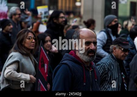 Protest Gegen Den Freien Iran: Toronto, Ontario Stockfoto