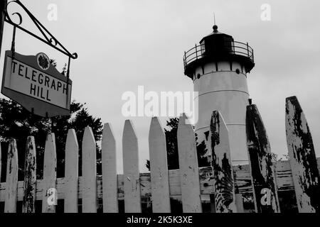 The East Chop Lighthouse, Oak Bluffs, Martha's Vineyard, Massachusetts, USA Stockfoto