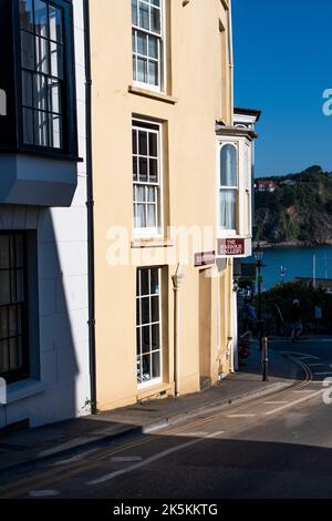 Architektur & Aussicht auf Tenby, in West Wales Stockfoto