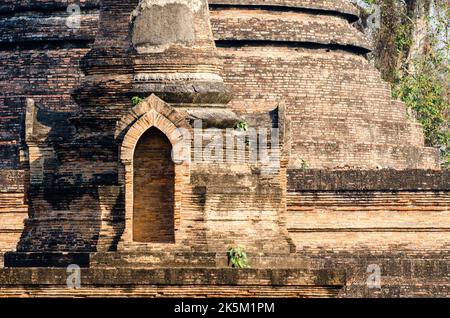Der buddhistische Tempel Wat Chaiwatthanaram, in der ehemaligen Hauptstadt Thailands, Ayutthaya Stockfoto