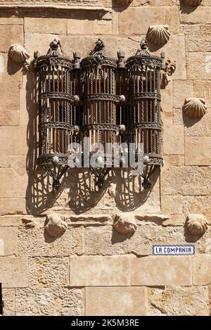 La casa de las Conchas, Stadt Salamanca, Provinz Salamanca, Spanien, Europa. Stockfoto