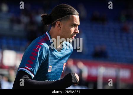 Rotterdam - Ramiz Zerrouki vom FC Twente während des Spiels zwischen Feyenoord und FC Twente im Stadion Feijenoord De Kuip am 9. Oktober 2022 in Rotterdam, Niederlande. (Box-to-Box-Bilder/Yannick Verhoeven) Stockfoto