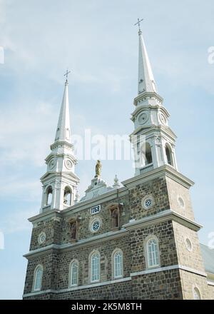 Kirche Notre-Dame-de-Bonsecours, LIslet, Québec, Kanada Stockfoto