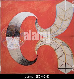 Gruppe IX SUW, The Swan No. 9 von Hilma af Klint Stockfoto