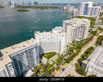 Luftaufnahme Mondrian Miami Beach FL Stockfoto