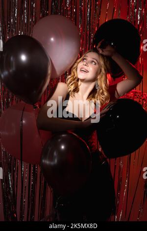 Geburtstagsfeier glückliche Frau festliche Feier Stockfoto