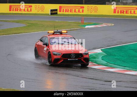 9.. Oktober 2022; Suzuka Circuit, Ino, Suzuka City, Präfektur Mie, Japan: FIA F1 Grand Prix von Japan, Renntag; Sicherheitsfahrzeug Stockfoto