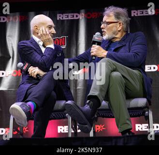 New York, USA. 08. Oktober 2022. Cast-Mitglieder von Paramount Plus's Syar Trek Picard-Panel am NYCC. Veronica Bruno/Alamy Stockfoto
