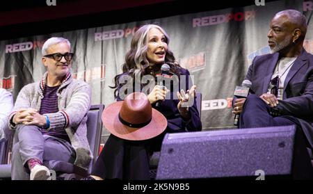 New York, USA. 08. Oktober 2022. Cast-Mitglieder von Paramount Plus's Syar Trek Picard-Panel am NYCC. Veronica Bruno/Alamy Stockfoto
