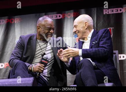 New York, USA. 08. Oktober 2022. Cast-Mitglieder von Paramount Plus's Syar Trek Picard-Panel am NYCC. Veronica Bruno/Alamy Stockfoto