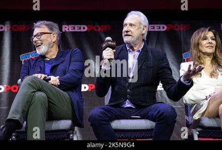 New York, USA. 08. Oktober 2022. Cast-Mitglieder von Paramount Plus's Syar Trek Picard-Panel am NYCC. Veronica Bruno/Alamy Stockfoto