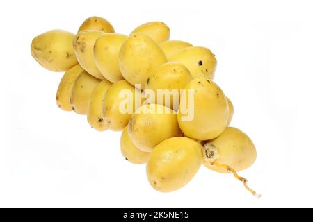 Termine, die isoliert auf weißem Hintergrund Stockfoto